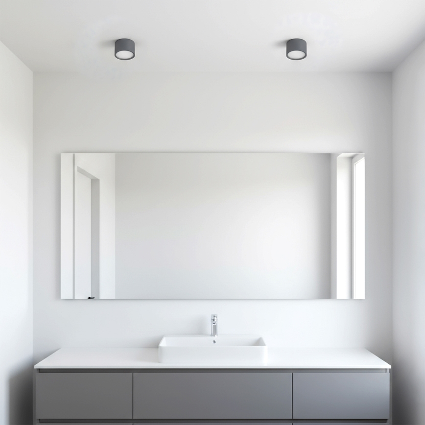 Brilagi - Spot LED RGB+CCT dimmable pour salle de bains SMOOTH1xGX53/14W/230V 2700-6500K Wi-Fi Tuya anthracite IP65