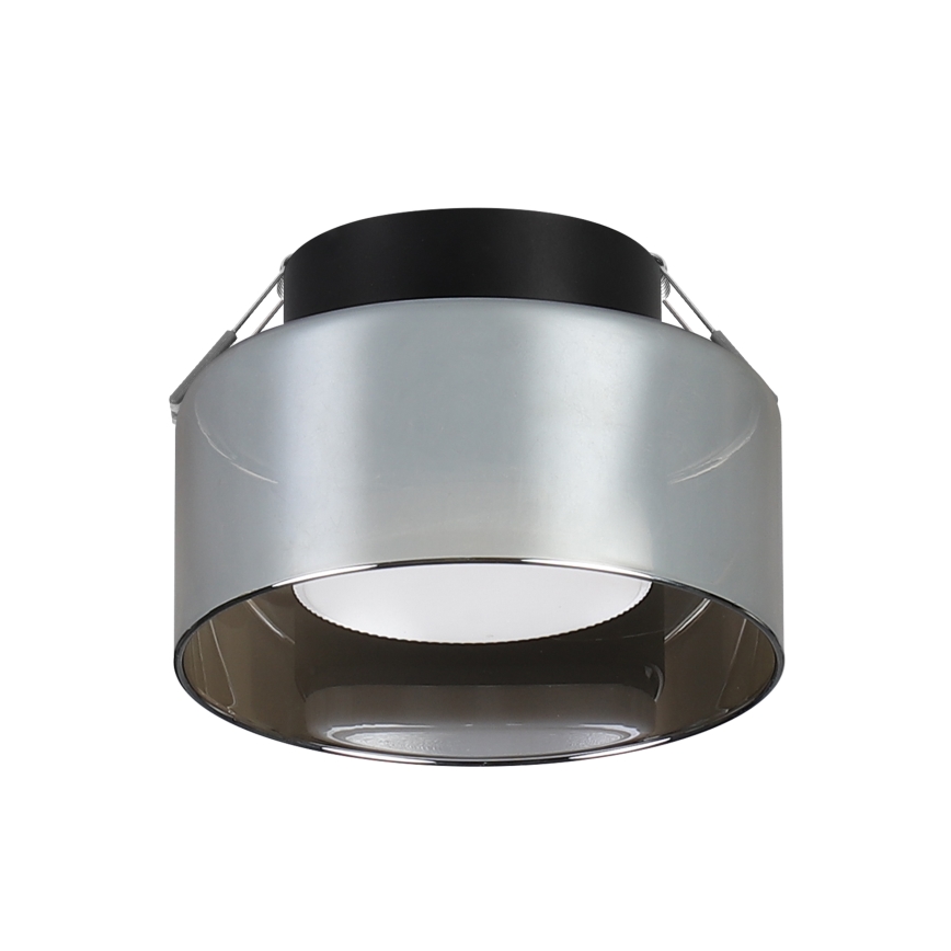 Brilagi - Luminaire encastré LED RGB+CCT dimmable AURA LUX 1xGX53/14W/230V 2700-6500K Wi-Fi Tuya noir/fumé