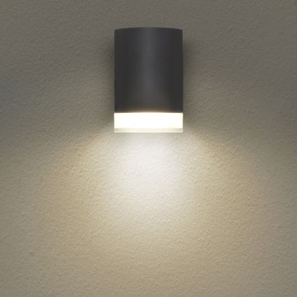 Brilagi - Applique murale d'extérieur LED RGBW dimmable MATERA 1xGU10/4,8W/230V 3000K IP54 anthracite + télécommande