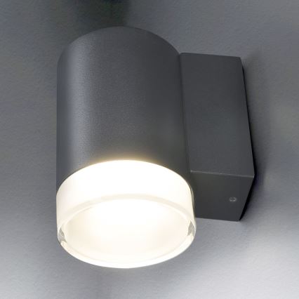 Brilagi - Applique murale d'extérieur LED RGBW dimmable MATERA 1xGU10/4,8W/230V 3000K IP54 anthracite + télécommande