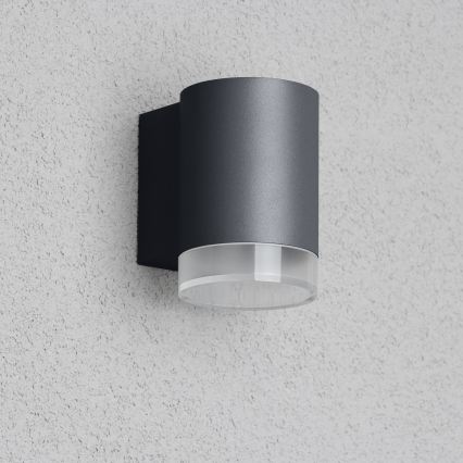 Brilagi - Applique murale d'extérieur LED RGBW dimmable MATERA 1xGU10/6W/230V 3000K IP54 anthracite + télécommande