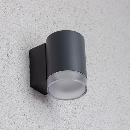 Brilagi - Applique murale d'extérieur LED RGBW dimmable MATERA 1xGU10/6W/230V 3000K IP54 anthracite + télécommande