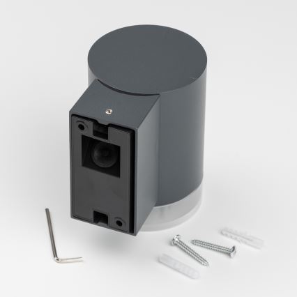 Brilagi - Applique murale d'extérieur LED RGBW dimmable MATERA 1xGU10/6W/230V 3000K IP54 anthracite + télécommande