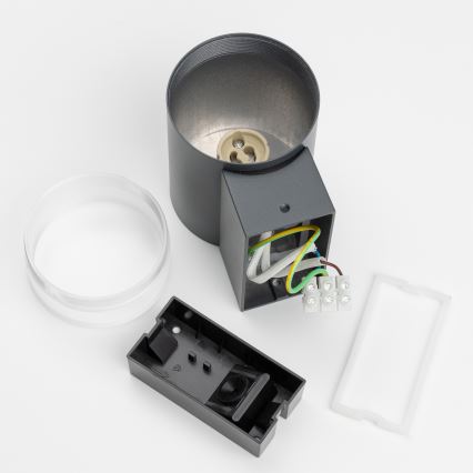 Brilagi - Applique murale d'extérieur LED RGBW dimmable MATERA 1xGU10/6W/230V 3000K IP54 anthracite + télécommande