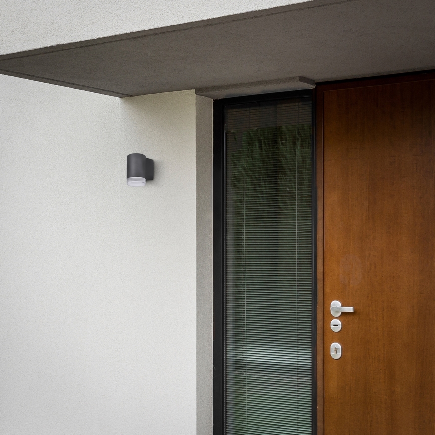 Brilagi - Applique murale d'extérieur LED RGBW dimmable MATERA 1xGU10/6W/230V 3000K IP54 anthracite + télécommande