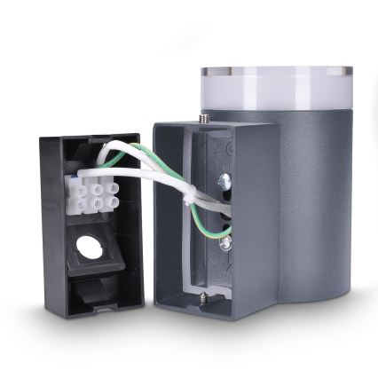 Brilagi - Applique murale d'extérieur LED RGBW dimmable MATERA 1xGU10/6W/230V 3000K IP54 anthracite + télécommande