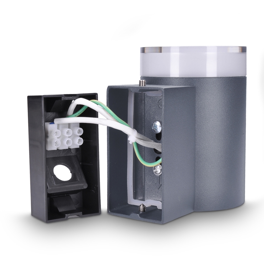 Brilagi - Applique murale d'extérieur LED RGBW dimmable MATERA 1xGU10/6W/230V 3000K IP54 anthracite + télécommande