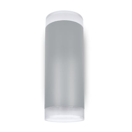 Brilagi - Applique murale LED RGBW dimmable d'extérieur MATERA 2x GU10/4,8W/230V 3000K IP54 gris + télécommande