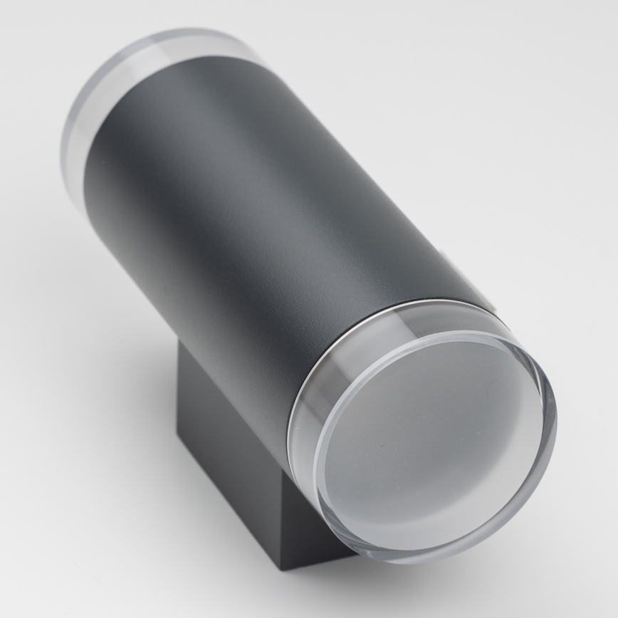 Brilagi - Applique murale d'extérieur LED RGBW dimmable MATERA 2xGU10/6W/230V 3000K IP54 anthracite + télécommande