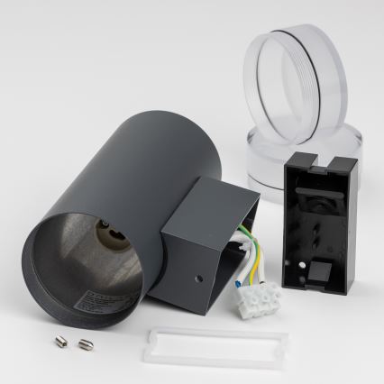 Brilagi - Applique murale d'extérieur LED RGBW dimmable MATERA 2xGU10/6W/230V 3000K IP54 anthracite + télécommande