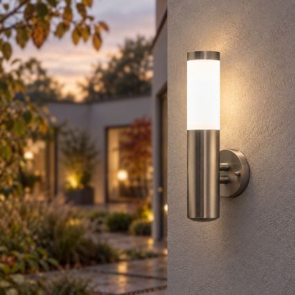 BRILAGI - Applique murale d'extérieur LED RGBW dimmable ELIA 1xE27/6,5W/230V 2700-6500K IP44 Wi-Fi chrome mat