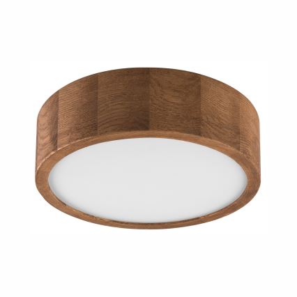 BRILAGI - Plafonnier LED RGBW dimmable CARVALHO 1xE27/12W/230V 2700-6500K chêne Ø 27,5 cm