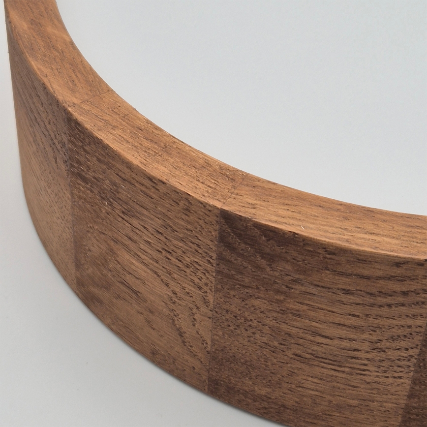 Brilagi - Plafonnier LED RGBW dimmable CARVALHO 1xE27/15W/230V 2700-6500K Wi-Fi chêne Ø 27,5 cm