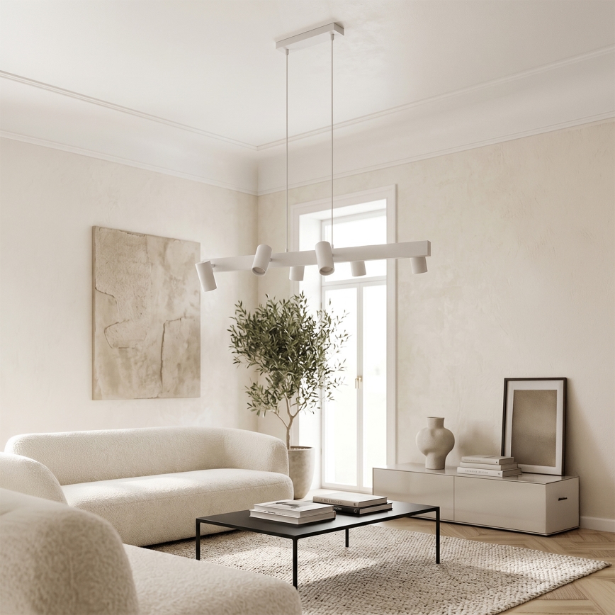 BRILAGI - Lustre LED RGBW dimmable sur câble SELE 6xGU10/6,5W/230V 2700-6500K blanc + télécommande