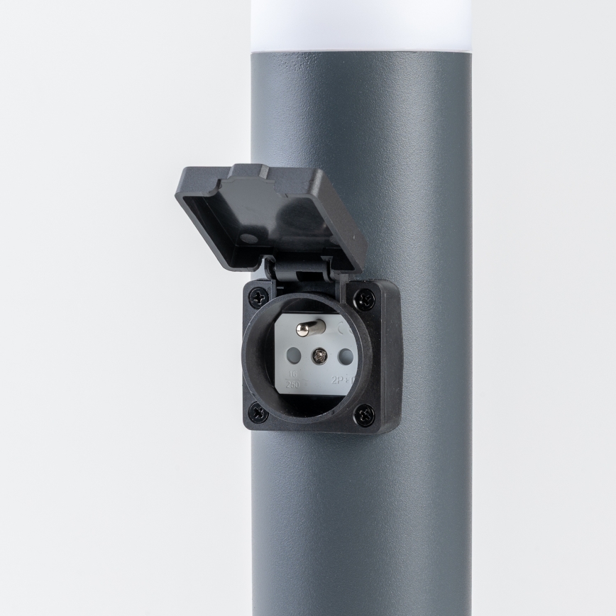 BRILAGI - Lampe d'extérieur LED RGBW dimmable avec douille ELIA 1xE27/6,5W/230V 2700-6500K IP44 Wi-Fi 50 cm anthracite