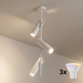 Brilagi - LED RGBW Lustre dimmable sur tige BRANCH 3xGU10/6,5W/230V 2700-6500K blanc