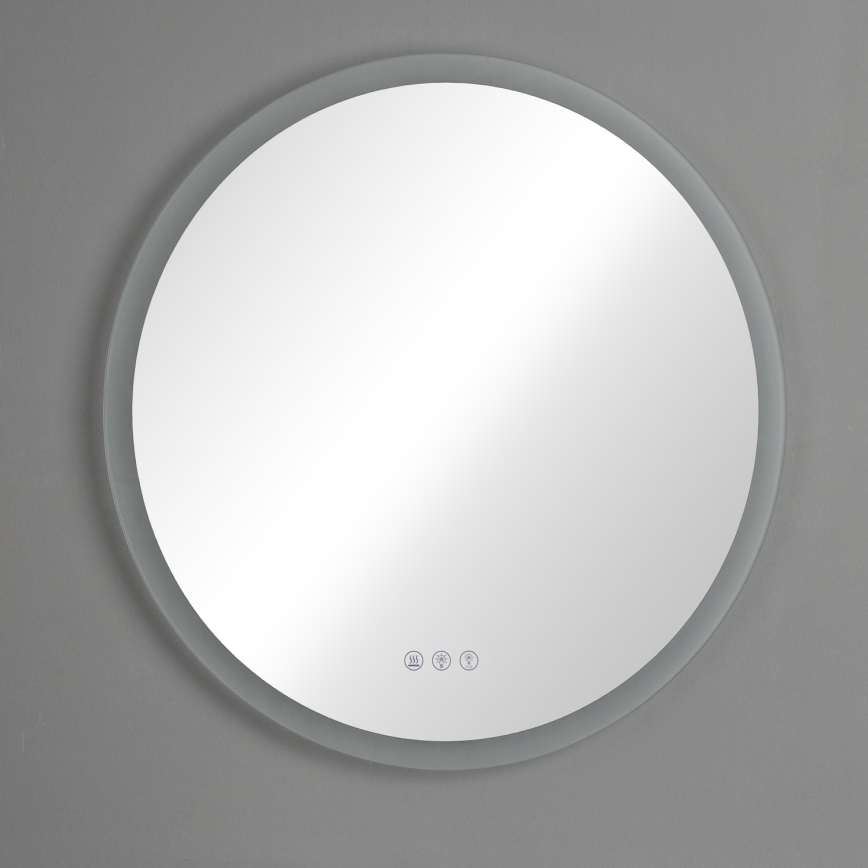 Brilagi - Miroir chauffant LED RGBW pour salle de bains CLARA PRO LED/18,5W/230V Ø 60 cm IP44 CRI 90 dimmable + CCT