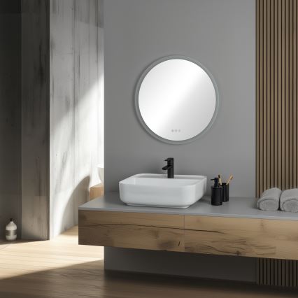 Brilagi - Miroir chauffant LED RGBW pour salle de bains CLARA PRO LED/18,5W/230V Ø 60 cm IP44 CRI 90 dimmable + CCT