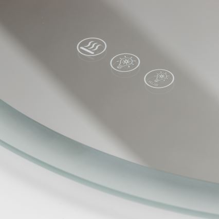 Brilagi - Miroir chauffant LED RGBW pour salle de bains CLARA PRO LED/18,5W/230V Ø 60 cm IP44 CRI 90 dimmable + CCT