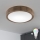 Brilagi - LED RGBW plafonnier dimmable CARVALHO SLIM 1xE27/9W/230V 2700-6500K Wi-Fi chêne Ø 27 cm