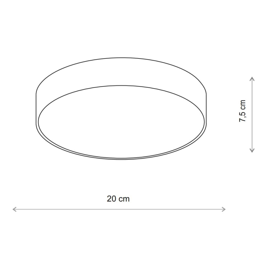 Brilagi - LED RGBW dimmable plafonnier pour salle de bains CLARE 1xE27/9W/230V 2700-6500K Ø 20 cm IP54 Wi-Fi beige