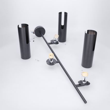 BRILAGI - Lustre LED RGBW dimmable sur tige BRANCH 3xGU10/6,5W/230V 2700-6500K noir