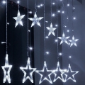 BRILAGI - LED rideau lumineux de Noël pour l'extérieur 123xLED/3xAA/USB 3m IP44 blanc froid