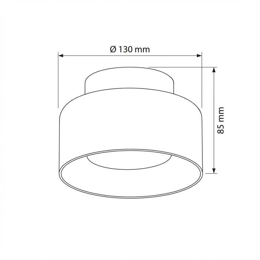 Brilagi - LED Spot AURA LUX 1xGX53/30W/230V Ø 13 cm doré