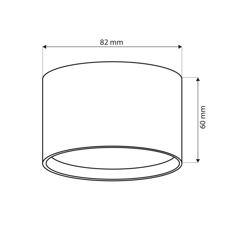 Brilagi - LED Spot d'éclairage SMOOTH 1xGX53/15W/230V blanc