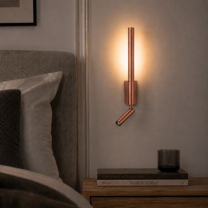 Brilagi - Applique spot LED VIXON LED/3W/230V + LED/5W bronze IRC 90