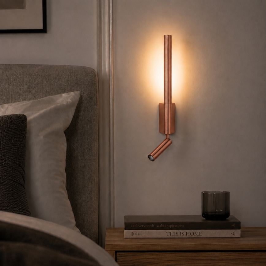 Brilagi - Applique spot LED VIXON LED/3W/230V + LED/5W bronze IRC 90