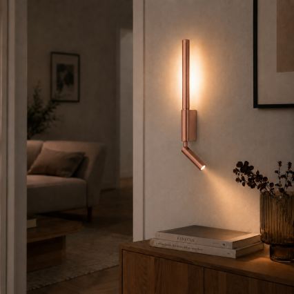 Brilagi - Applique spot LED VIXON LED/3W/230V + LED/5W bronze IRC 90
