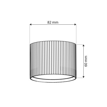 Brilagi - LED Spot STRIPY 1xGX53/15W/230V doré