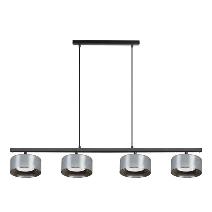 Brilagi - LED Suspension à câble AURA LUX 4xGX53/30W/230V noir/fumé