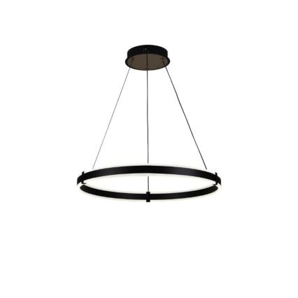 Brilagi - Suspension LED dimmable sur câble CIRCLE LED/85W/230V 3000-6500K Ø 60 cm, noire + télécommande