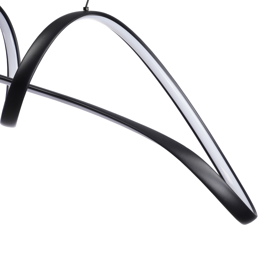 Brilagi - Suspension LED dimmable sur câble TWISTER LED/60W/230V 3000-6000K noir + télécommande