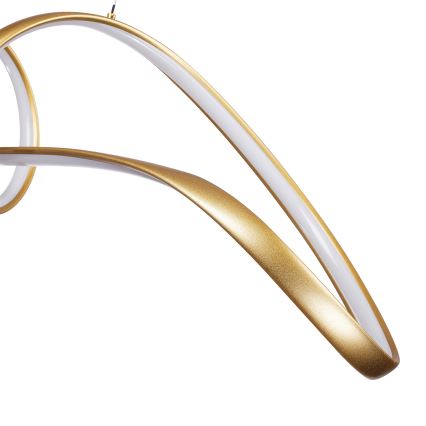 Brilagi - Suspension LED dimmable sur câble TWISTER LED/60W/230V 3000-6000K dorée + télécommande