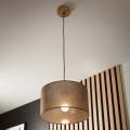 Brilagi - LED Suspension filaire ANTHONY 1xE27/60W/230V chêne/marron