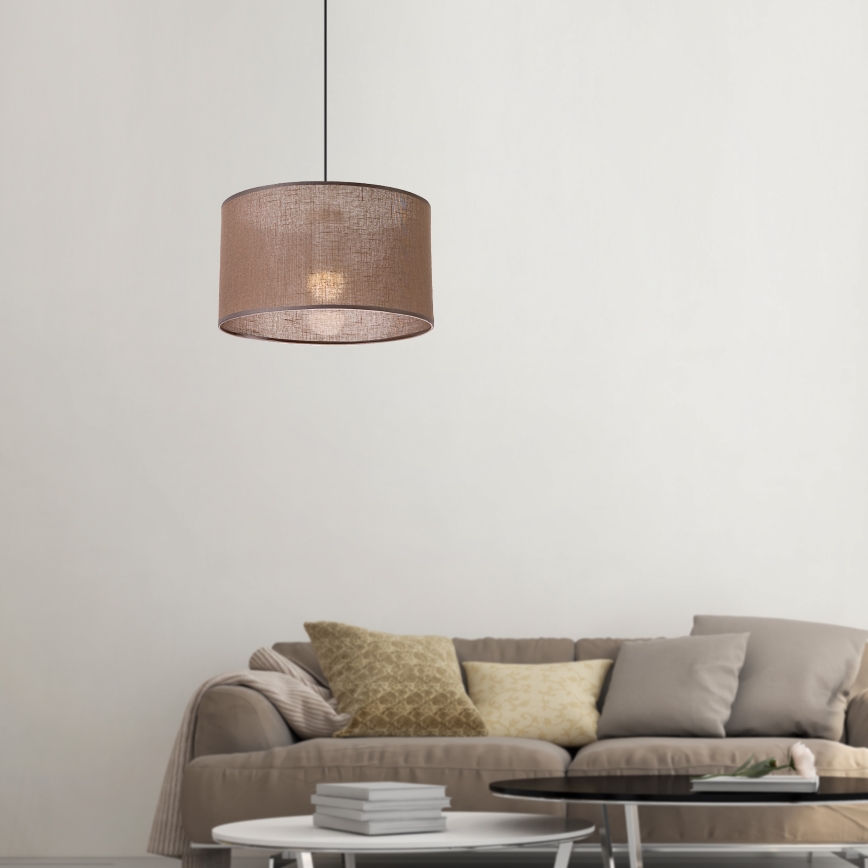 Brilagi - LED Suspension filaire ANTHONY 1xE27/60W/230V chêne/marron