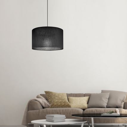 Brilagi - LED Suspension filaire ANTHONY 1xE27/60W/230V chêne/noir