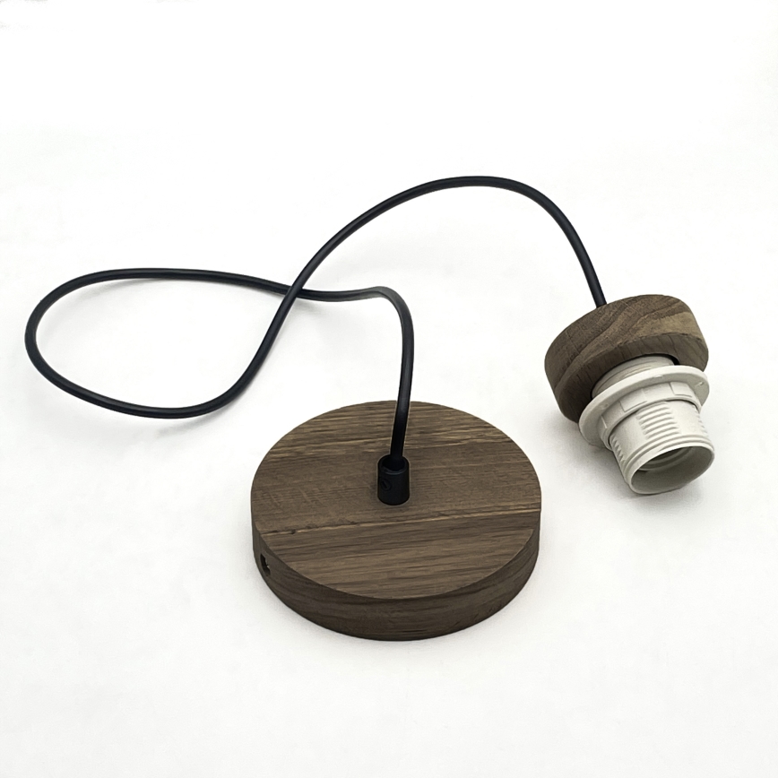 Brilagi - LED Suspension filaire ANTHONY 1xE27/60W/230V chêne noyer/marron
