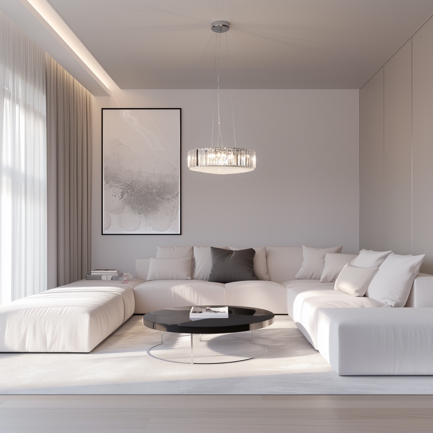 Brilagi - LED Suspension filaire en cristal GLAMOUR 5xG9/42W/230V