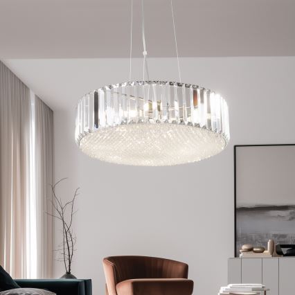 Brilagi - LED Suspension filaire en cristal GLAMOUR 5xG9/42W/230V