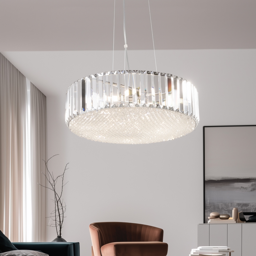 Brilagi - LED Suspension filaire en cristal GLAMOUR 5xG9/42W/230V