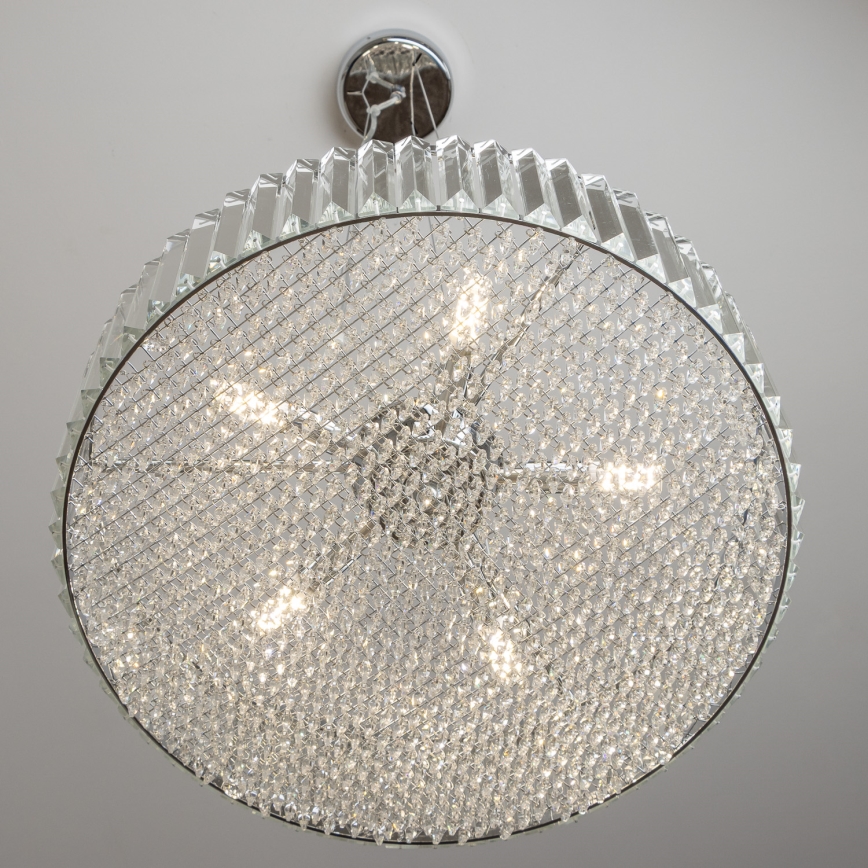 Brilagi - LED Suspension filaire en cristal GLAMOUR 5xG9/42W/230V