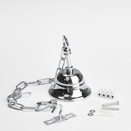 Brilagi - LED Suspension filaire en cristal MOZART 4xE14/40W/230V chrome brillant