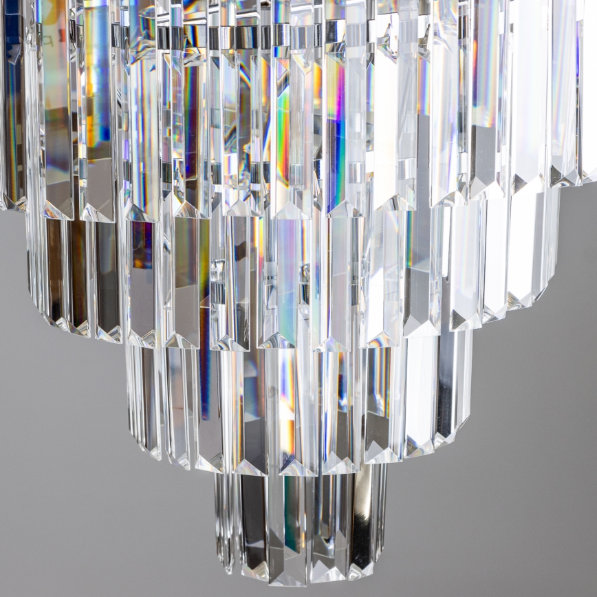 Brilagi - LED Suspension filaire en cristal MOZART 5xE14/40W/230V chrome brillant
