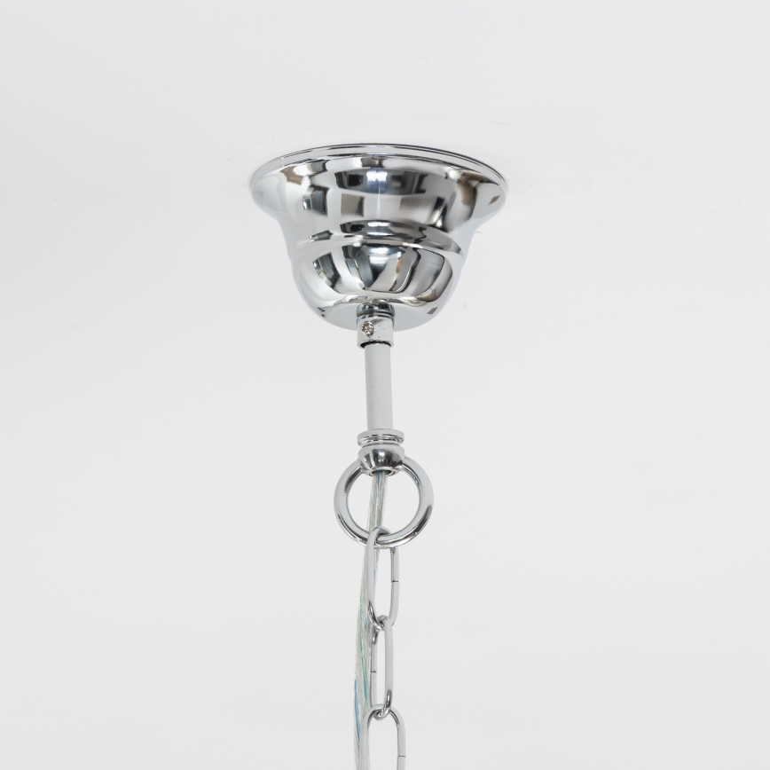Brilagi - LED Suspension filaire en cristal MOZART 5xE14/40W/230V chrome brillant