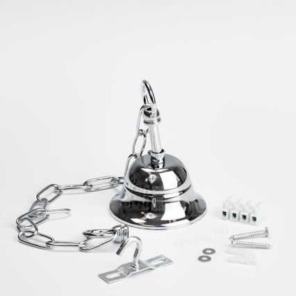 Brilagi - LED Suspension filaire en cristal MOZART 5xE14/40W/230V chrome brillant