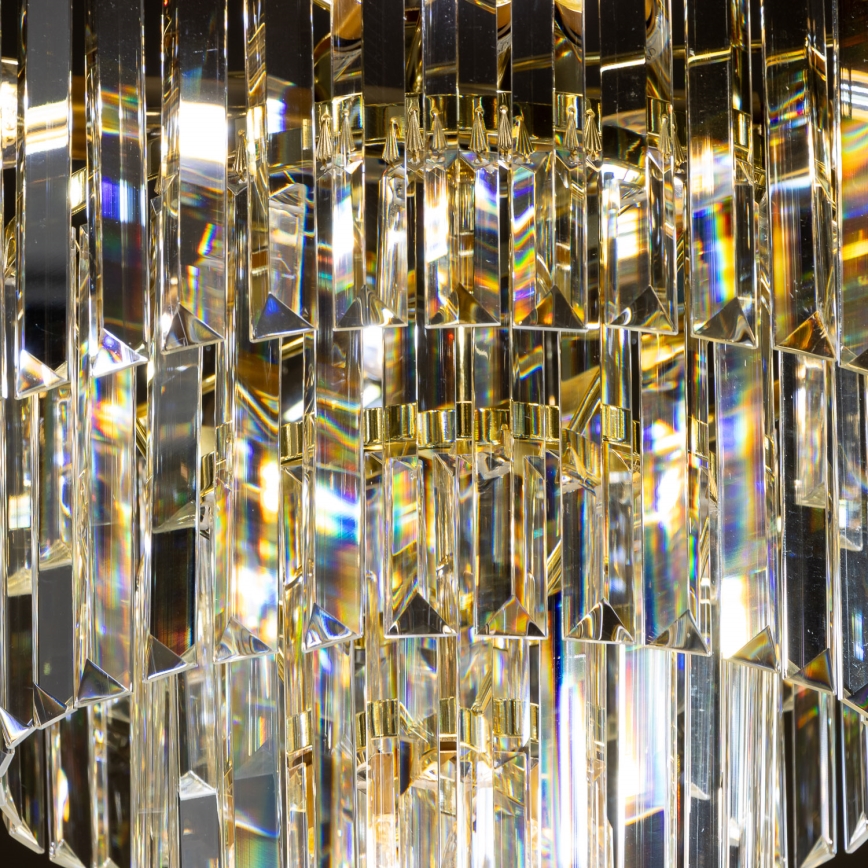 Brilagi - LED Suspension filaire en cristal MOZART 5xE14/40W/230V doré